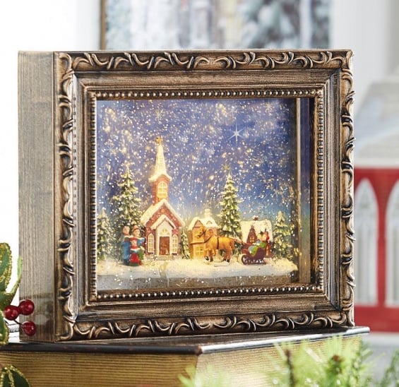 Town Scene Picture Frame