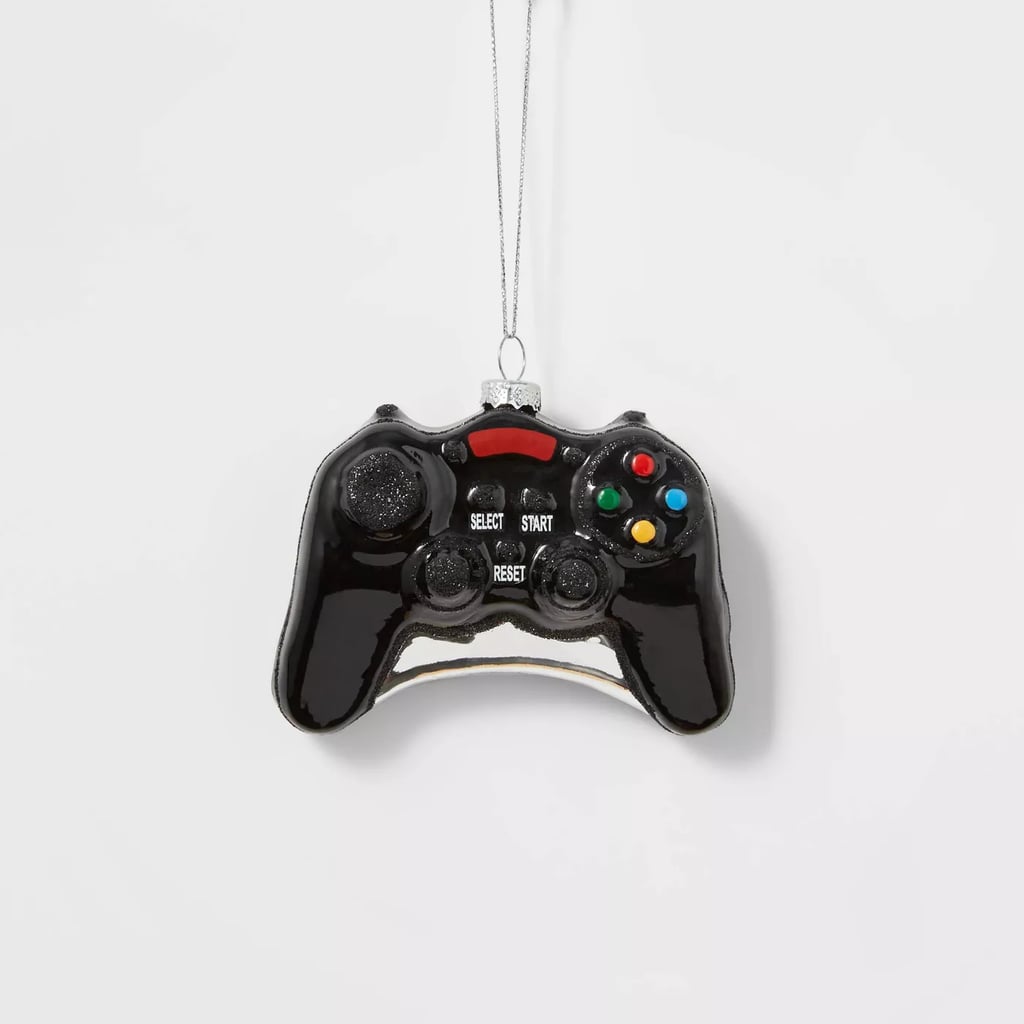 Game Controller Glass Christmas Tree Ornament