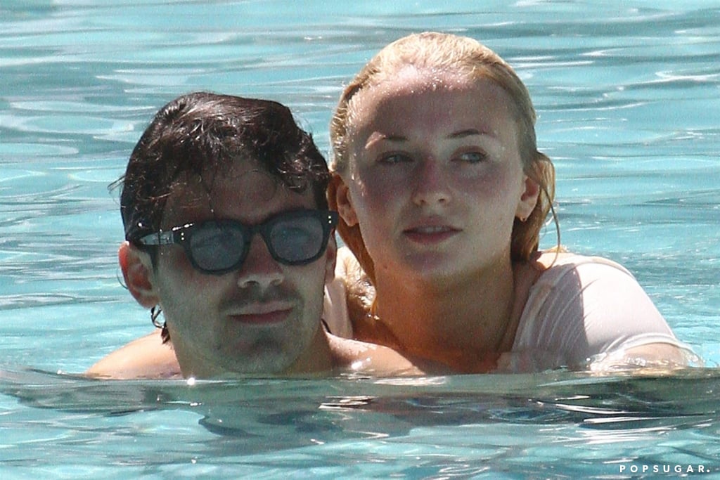 Joe Jonas and Sophie Turner Kissing in Miami August 2018