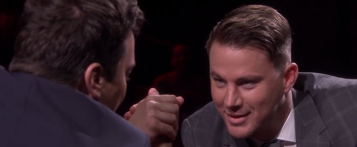 Channing Tatum and Jimmy Fallon Arm Wrestle | Video