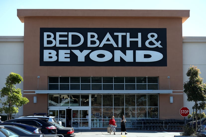 DALY CITY, CALIFORNIA - OCTOBER 03: A view of a Bed Bath and Beyond store on October 03, 2019 in Daly City, California. New Jersey based home goods retailer Bed Bath and Beyond announced that it plans to close 60 of its stores in the fiscal year, 20 more 