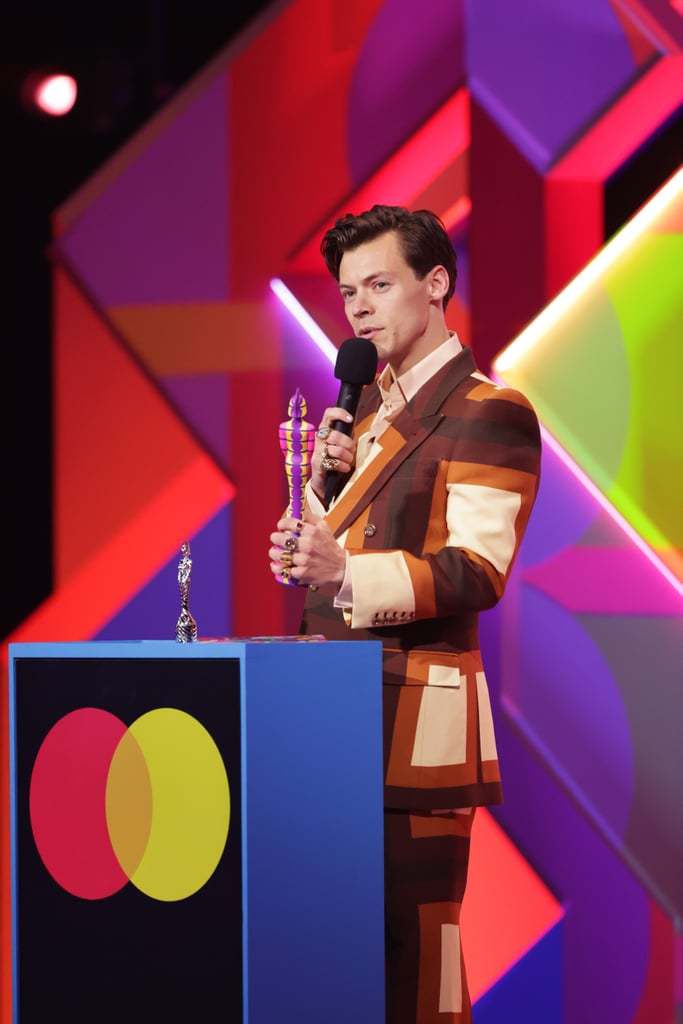 Harry Styles's Gucci Outfit at the 2021 Brit Awards