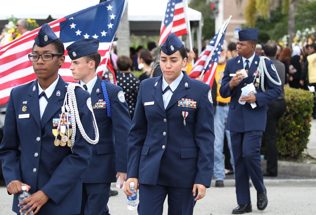 Veterans Honor Stoneman Douglas Shooting Victim Peter Wang