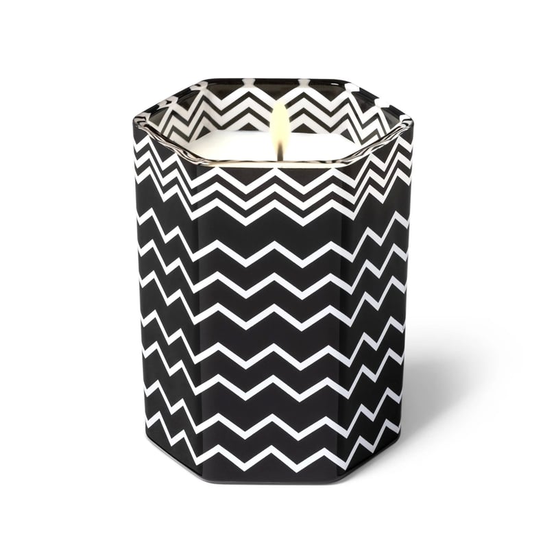 Missoni Black and White Zig Zag Glass Jar Candle