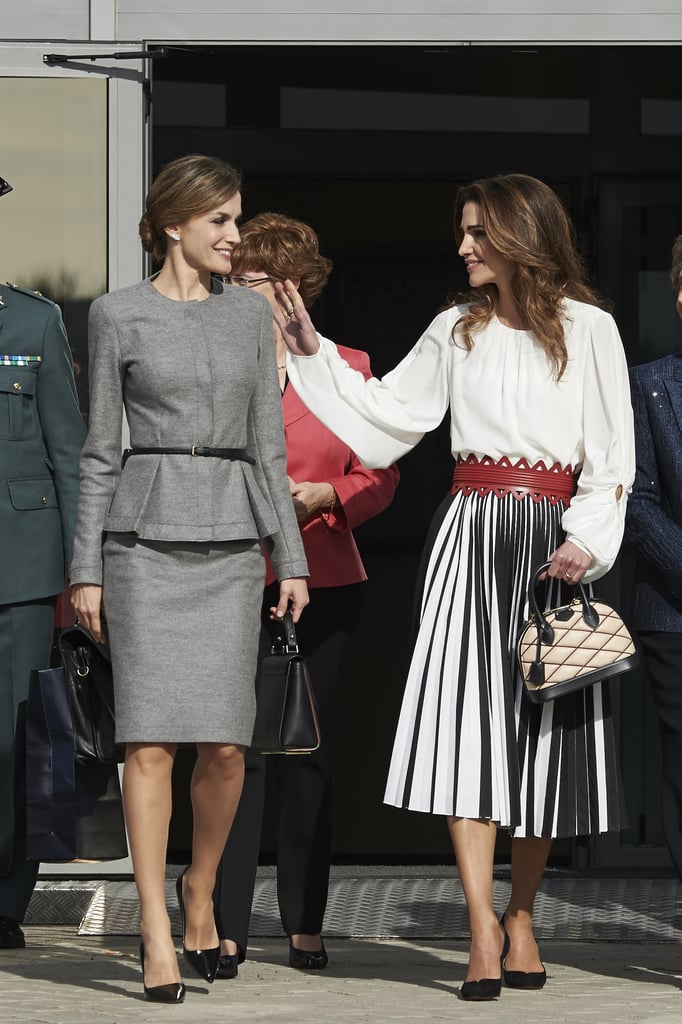 Queen Letizia and Queen Rania Wear Chic Fall Outfits