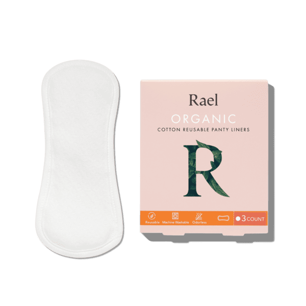 Rael有机棉可重用的女裤衬垫