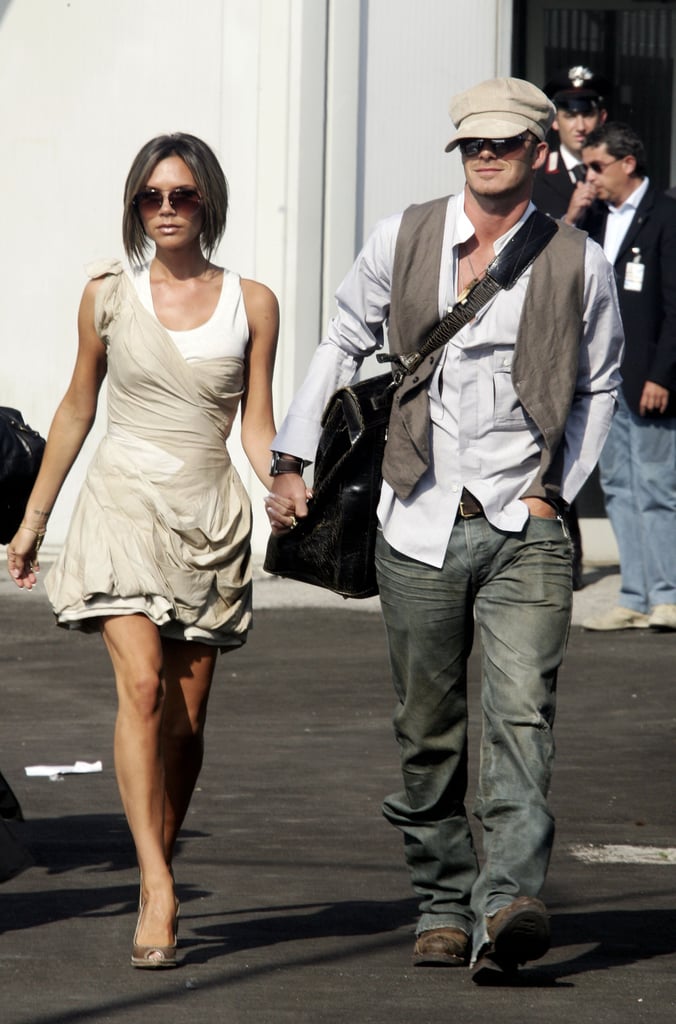 David and Victoria Beckham Couple Dressing in 2006