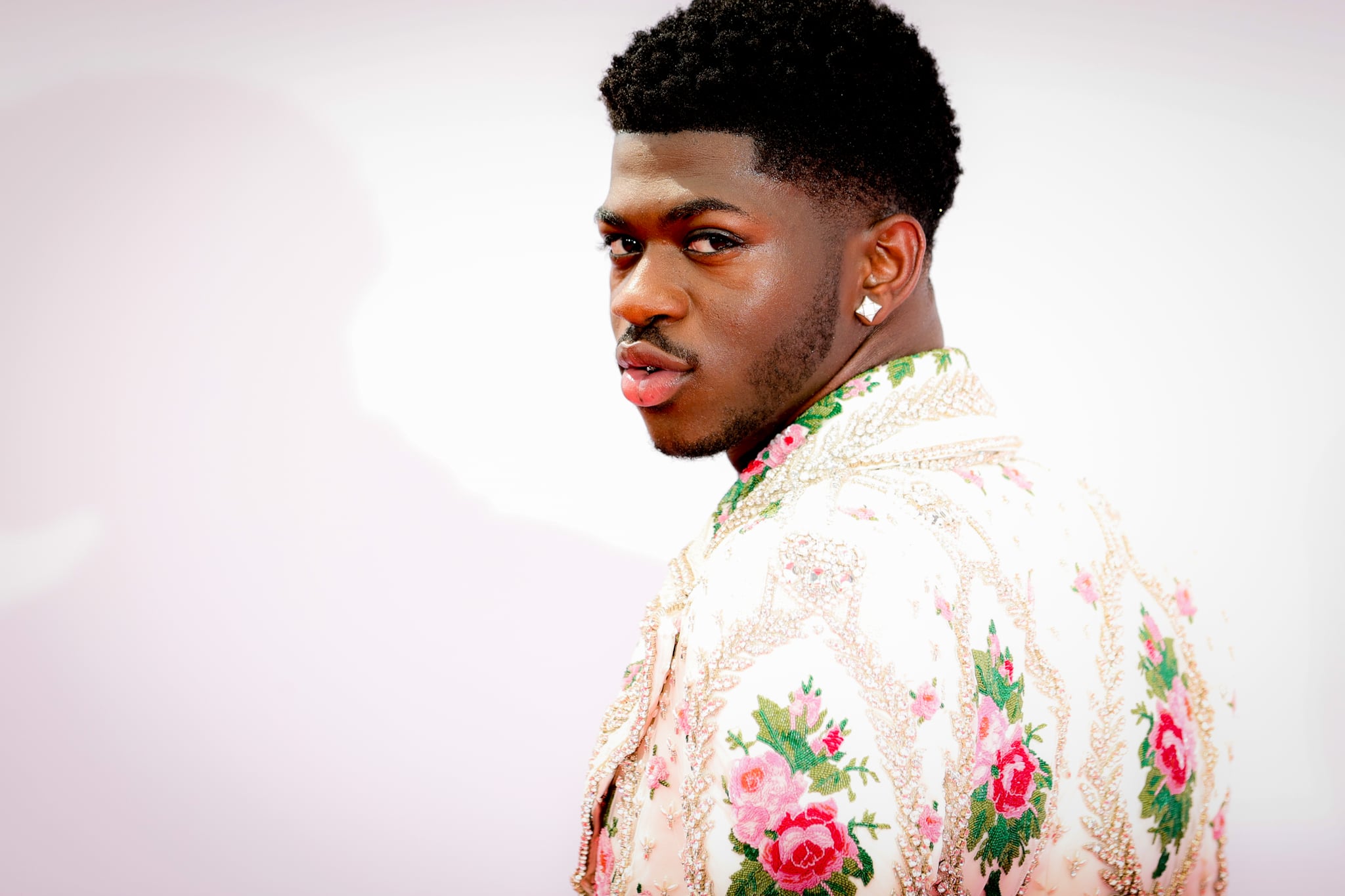 加利福尼亚州洛杉矶- 6月27日:Lil Nas X参加了2021年6月27日在加利福尼亚州洛杉矶微软剧院举行的BET颁奖典礼。(图片来源:Rich Fury/Getty Images)