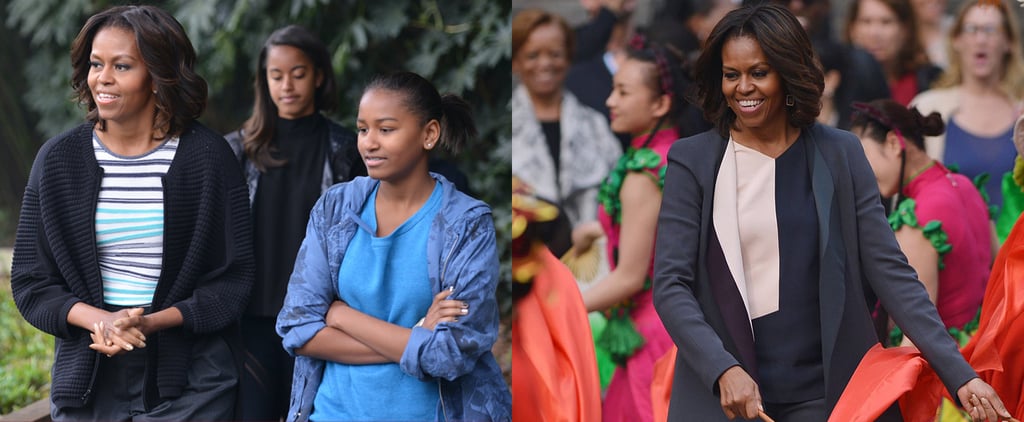 Michelle Obama Goes to China With Her Daughters | Pictures