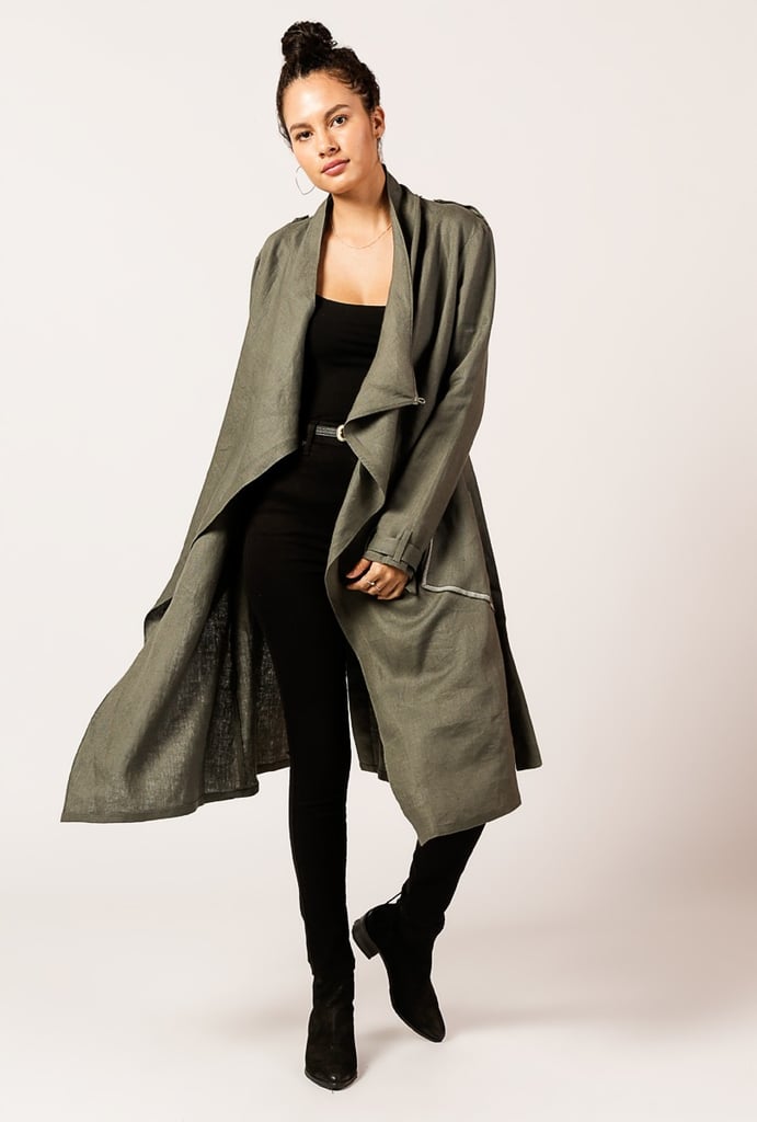 Hemp Draped Trench