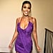 Kourtney Kardashian's Purple Minidress at Kylie's Birthday