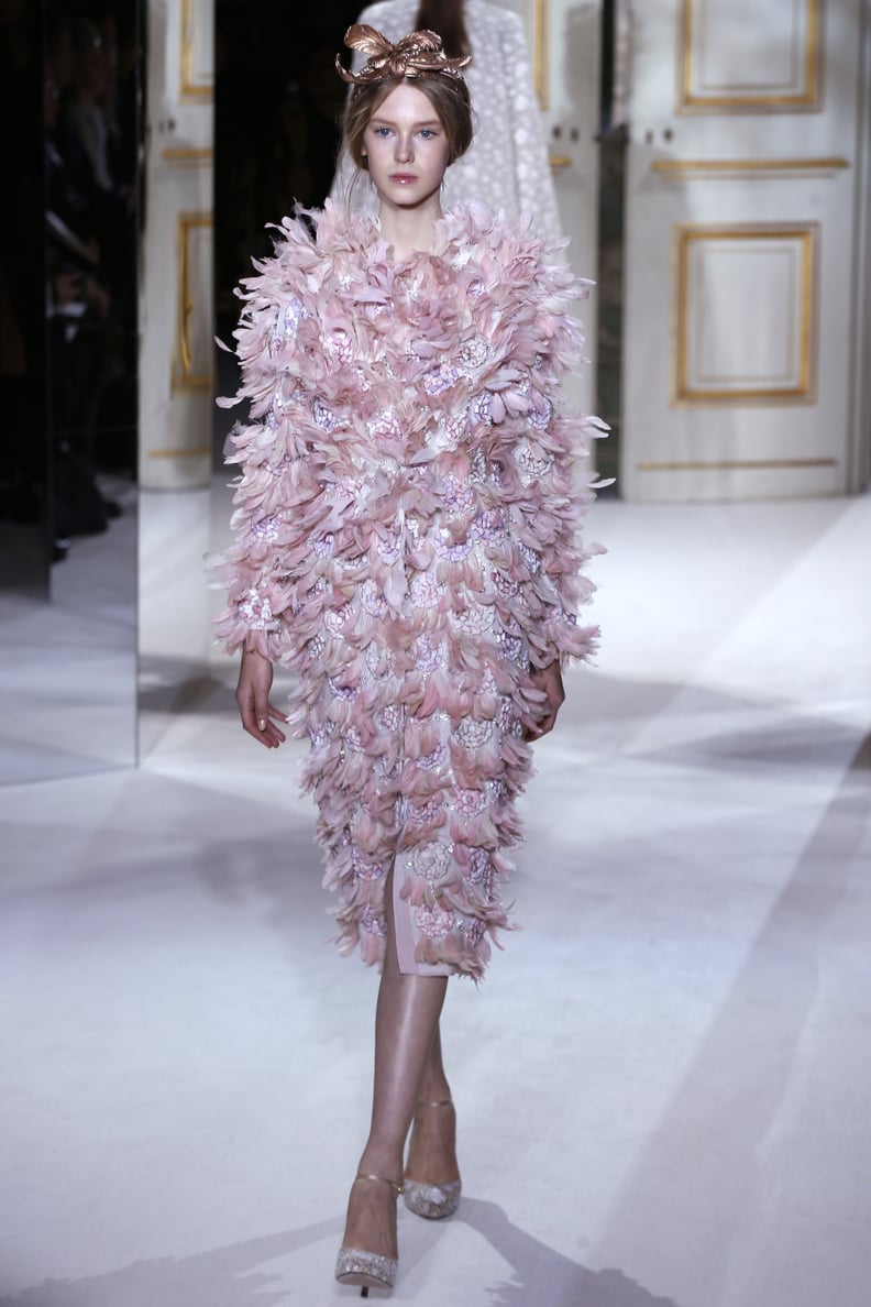 Feathers at Giambattista Valli