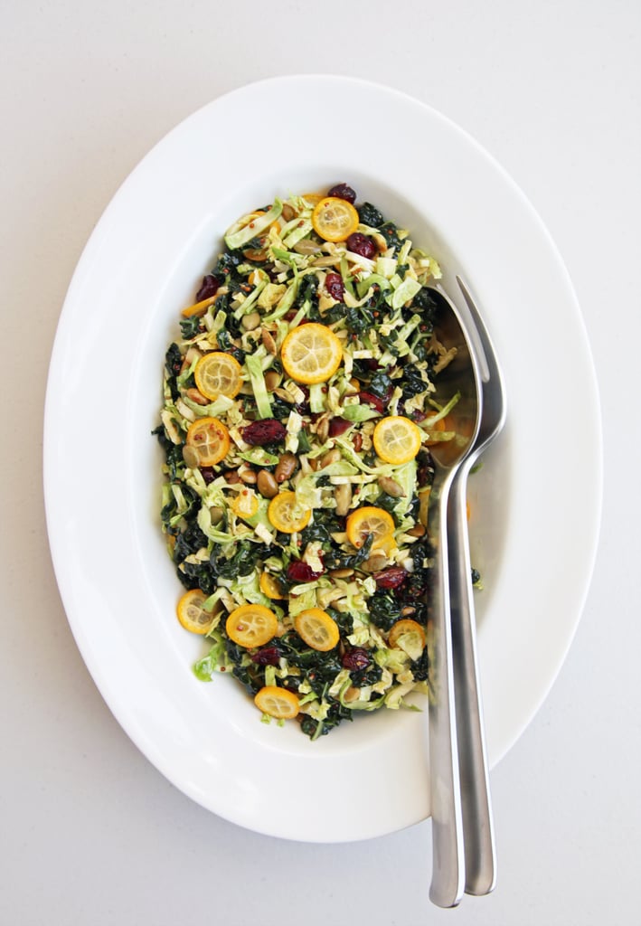 Brussels Sprouts, Kale, and Kumquat Salad