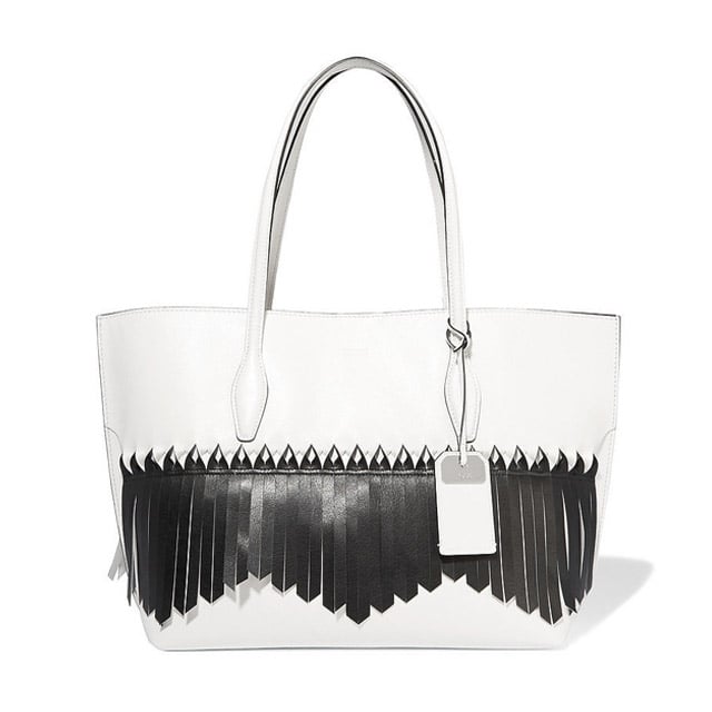 Tod's 'Joy' Origami Fringed Leather Tote ($2,095)