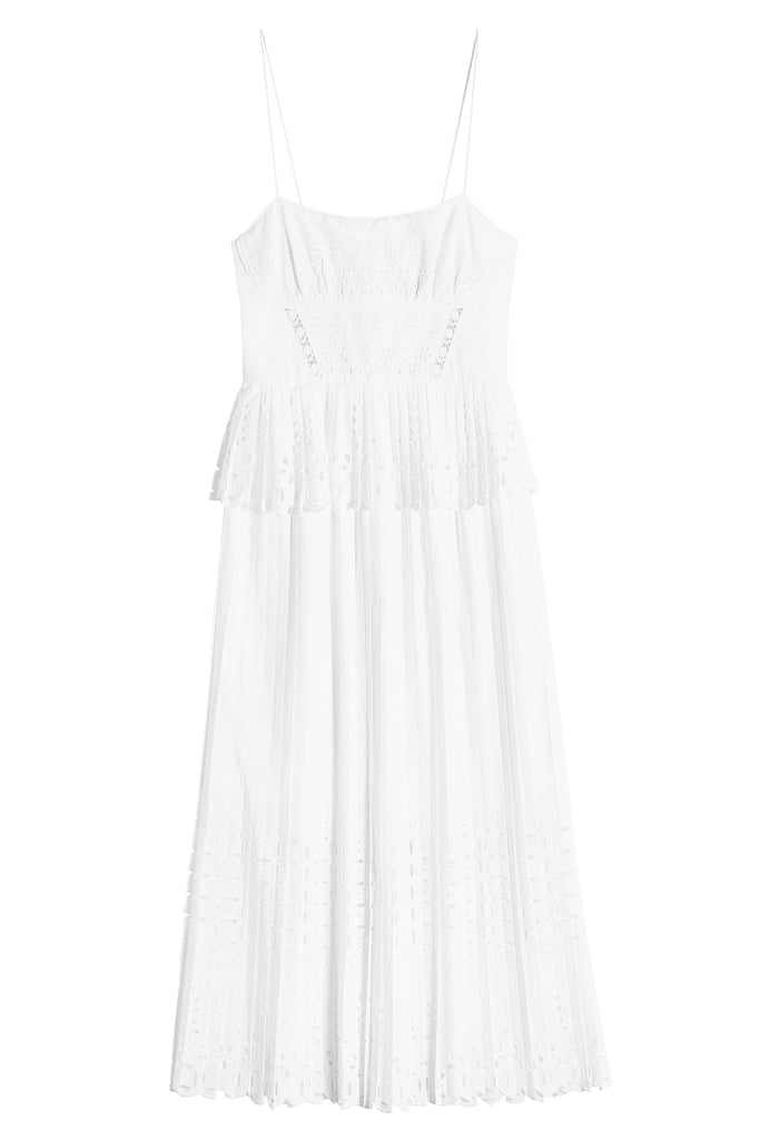 Self Portrait Broderie Anglaise Midi Dress