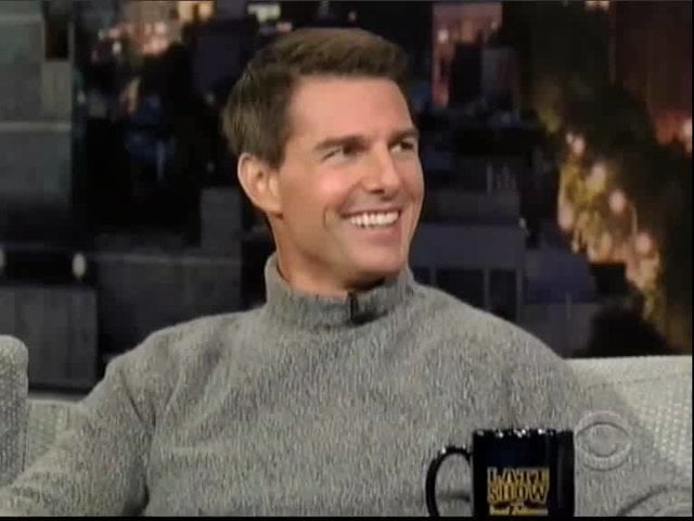 tom cruise late show interview