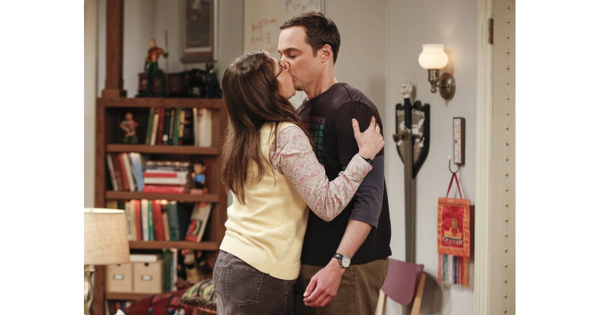 Big Bang Theory Sheldon And Amy Kiss