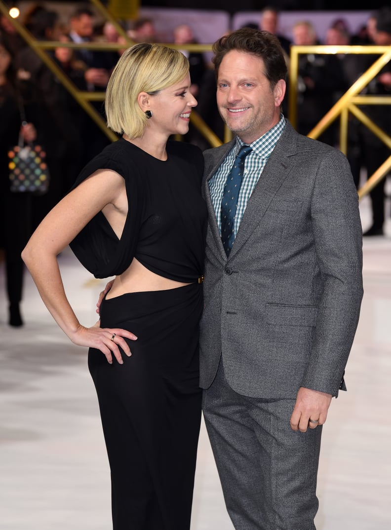 Elizabeth Banks and Max Handelman at the Charlie's Angels Premiere in London
