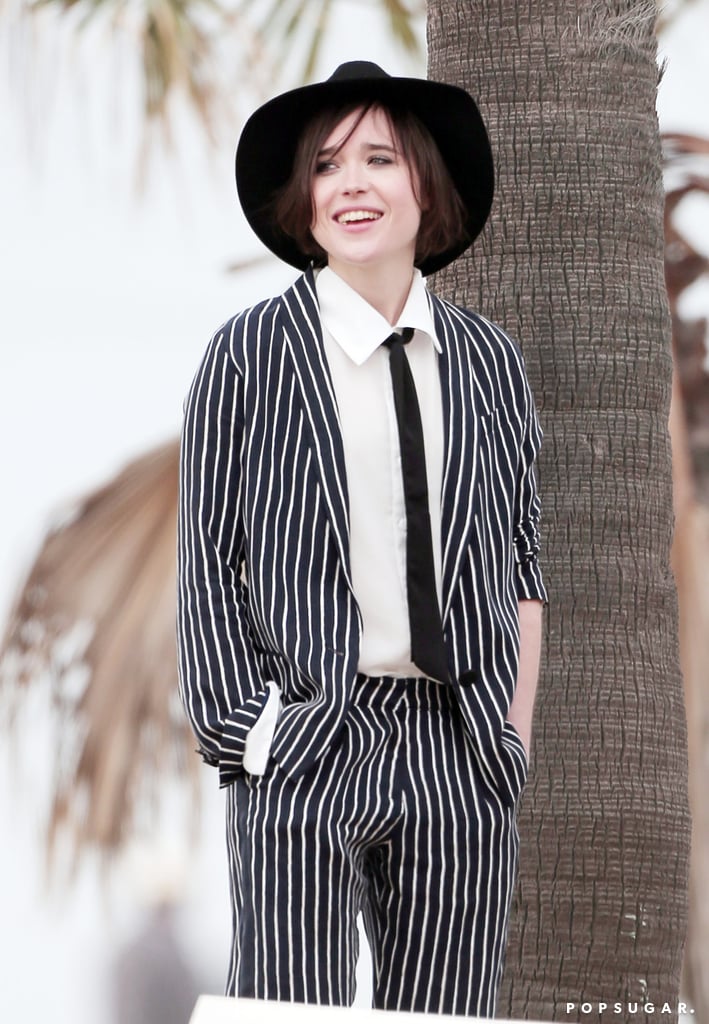 Ellen Page spent her Tuesday all dressed up for a photoshoot in LA.
