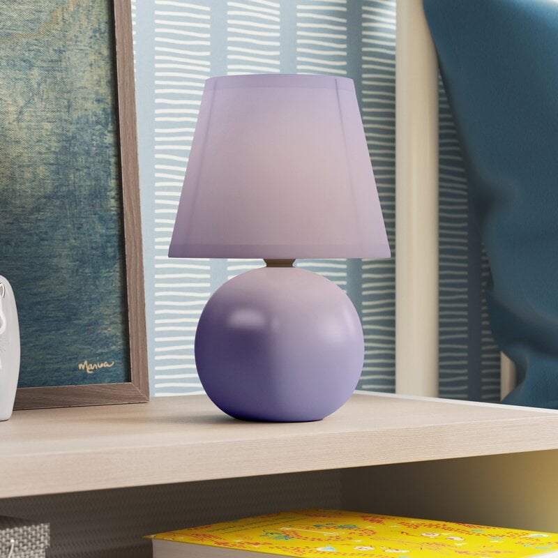 Mack & Milo Adira Ceramic Globe Mini Table Lamp