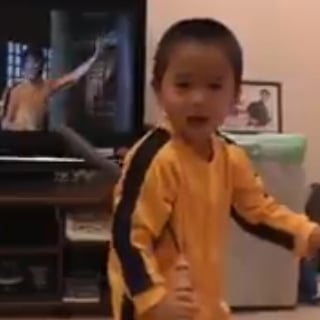 Ninja Kid Using Nunchakus