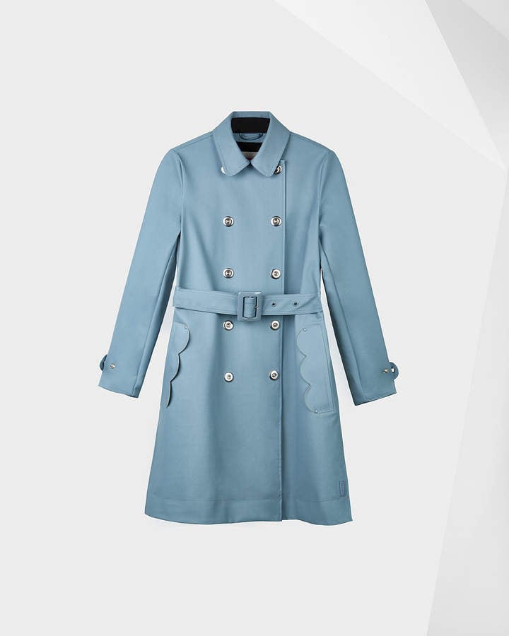 Hunter Refined Perforated Trench Coat