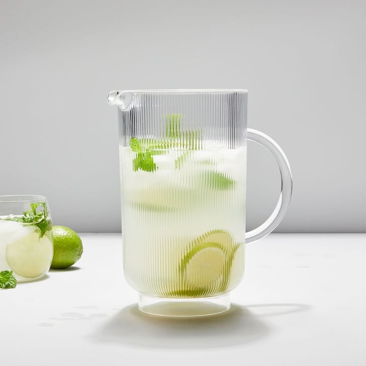 Fluted Acrylic Pitcher Cute Pitchers For Summer POPSUGAR Home UK