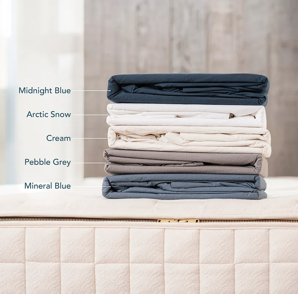 Naturepedic Organic Cotton Percale Sheets + Pillowcases