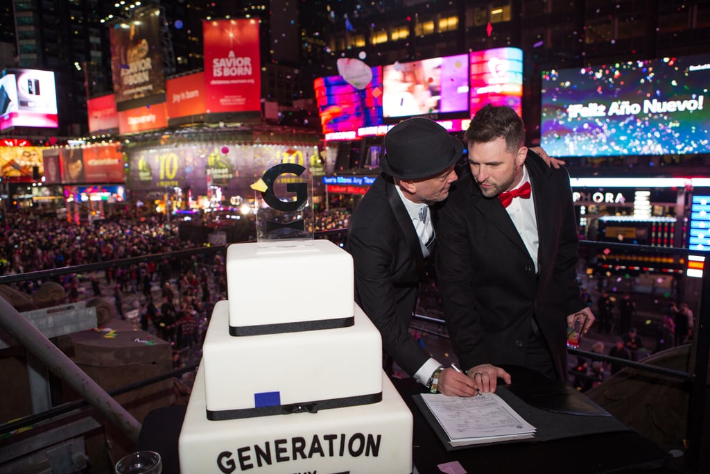 Same-Sex Wedding in Times Square on New Year's Eve