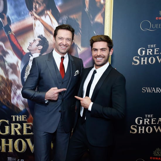 Hugh Jackman and Zac Efron at The Greatest Showman Premiere