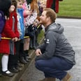Prince Harry Turns On the Charm For Kids, Soldiers, and Flood Victims in England