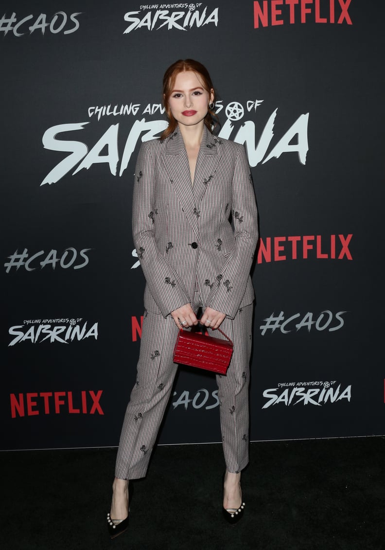 Madelaine Petsch at the Chilling Adventures of Sabrina Premiere in 2018