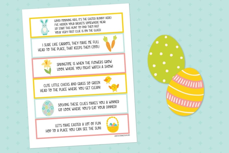 Free Printable Easter Scavenger Hunts | POPSUGAR Family