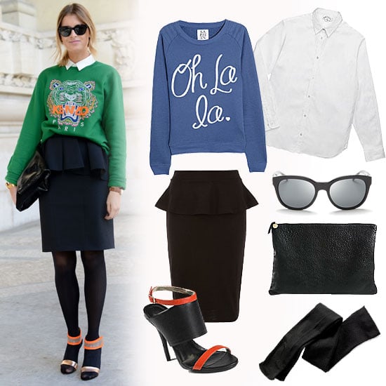 How to Wear a Sweatshirt to Work POPSUGAR Fashion