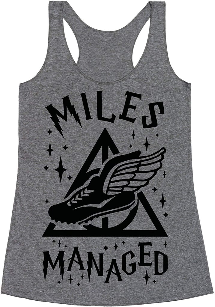 Miles Managed Heathered Gray Women's Racerback Tank