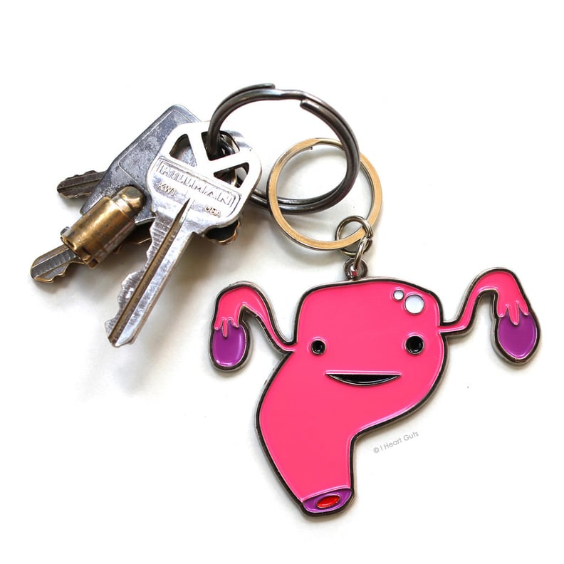 Uterus Keychain