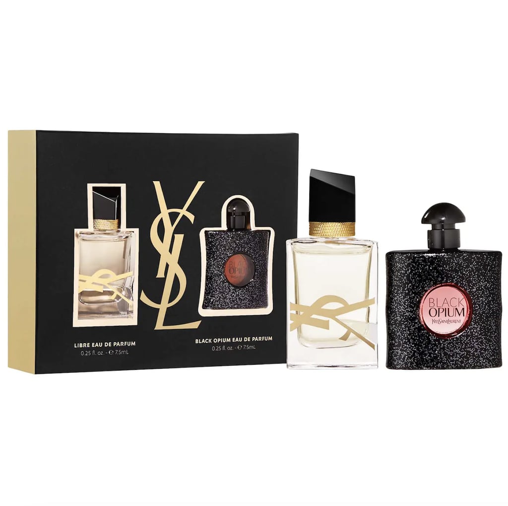 Yves Saint Laurent Mini Black Opium & Libre Eau de Parfum Duo ($35)
These scents from YSL are two of my favorites, especially for a night out. They're actually long-lasting and the epitome of the quote 'Smell good, feel good.' For only $35, this purchase is a no-brainer.