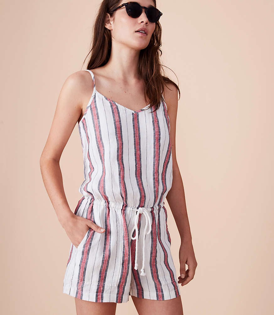 Lou & Grey Striped Cami Romper