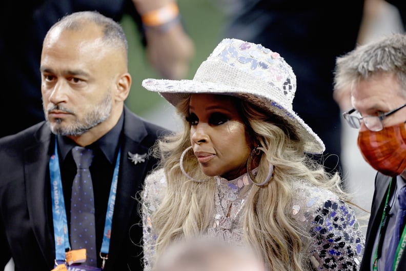 Mary J Blige's jaw-dropping sequin outfit 'won' Super Bowl half