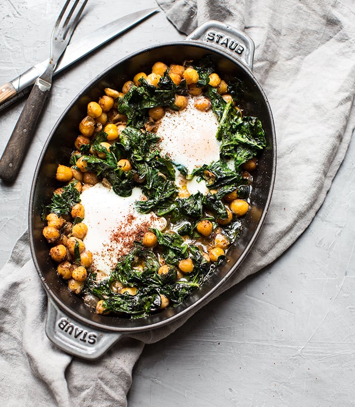 Baked Eggs With Chickpeas POPSUGAR Fitness
