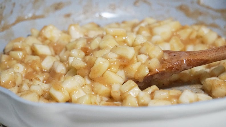 apple pie cookies: cooking the apple filling