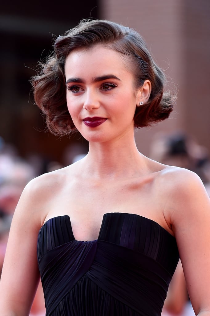 Lily Collins Best Celebrity Beauty Looks of the Week Oct. 20, 2014