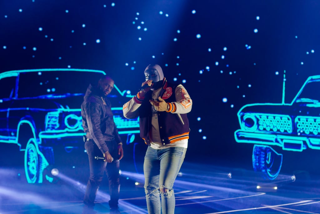 Headie One and M Huncho at the MOBO Awards 2020