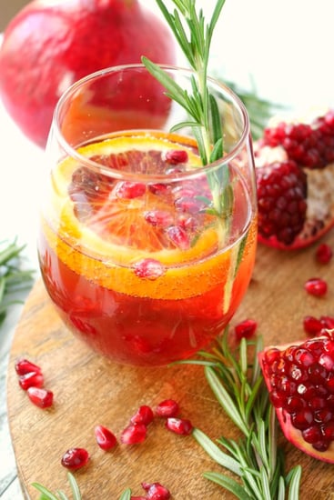 Pomegranate Citrus Champagne Cocktail