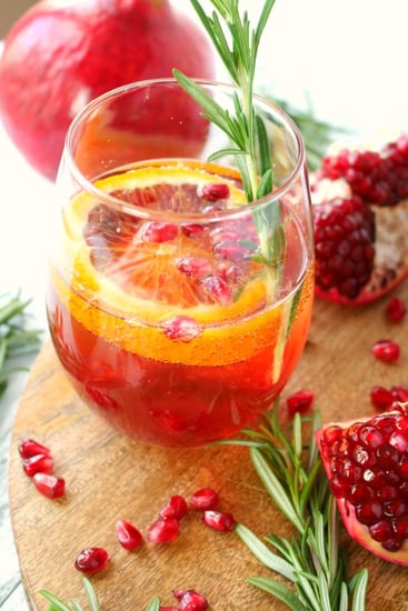 Pomegranate Citrus Champagne Cocktail