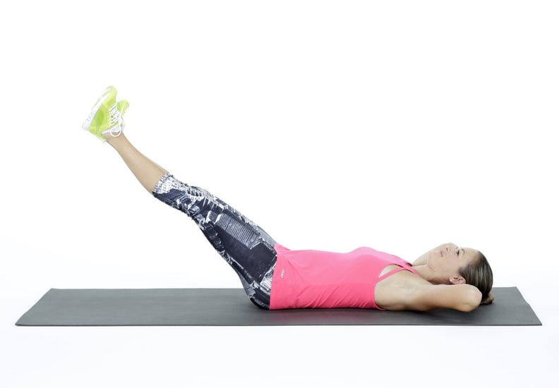 Leg Lifts on a Bosu Ball