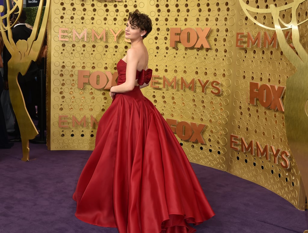 Joey King's Red Zac Posen Emmys Dress Came With a Bow