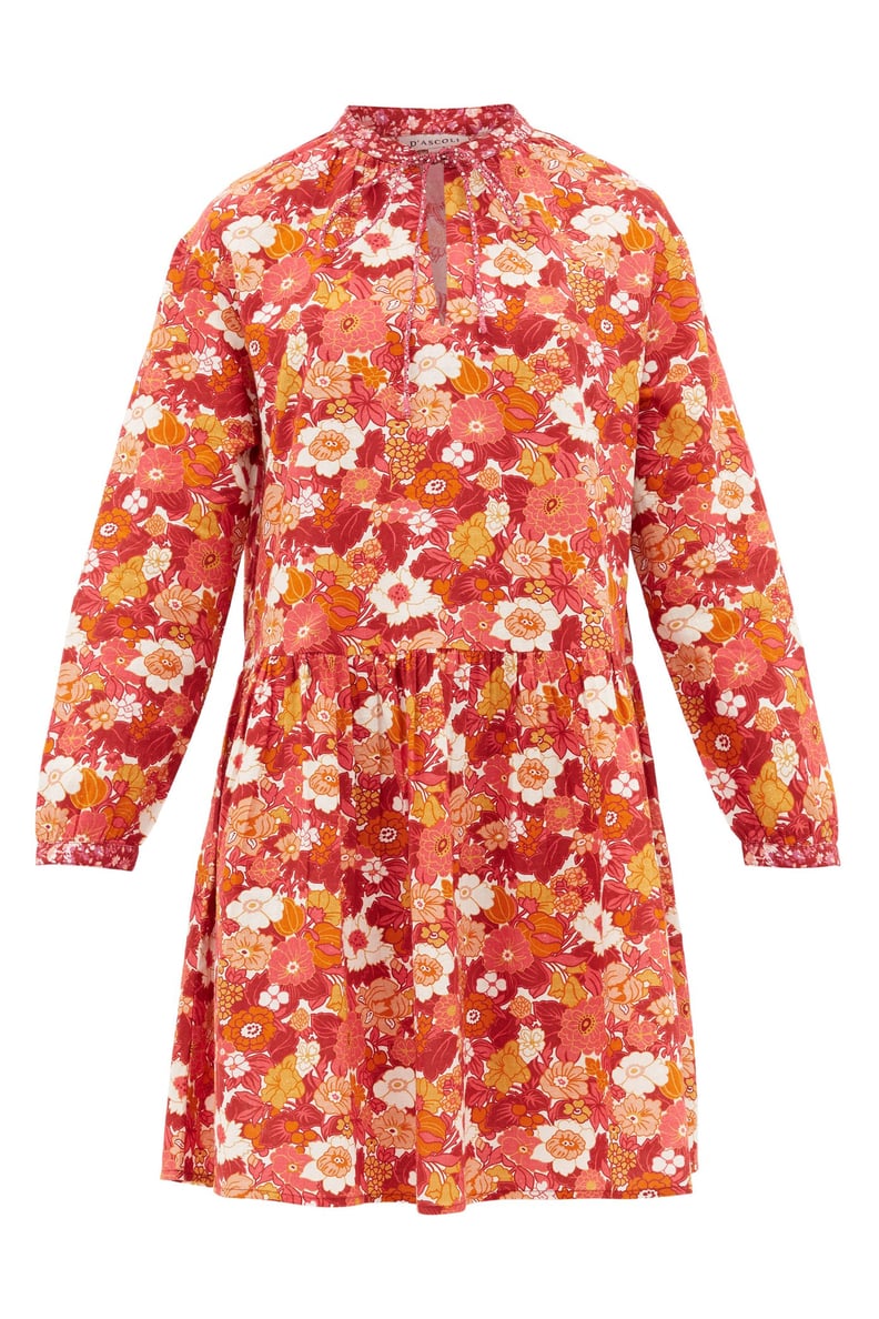 D'Ascoli Lulu Floral-Print Cotton Dress