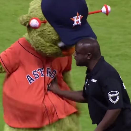 Houston Astros Security Guard Dance-Off With Mascot