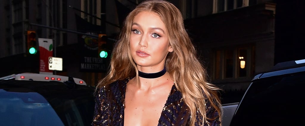 Gigi Hadid Tommy Hilfiger Dress at Fashion Media Awards 2016